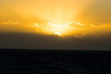 Fototapeta na wymiar Sunset Ocean