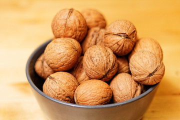 Walnuts in the bowl