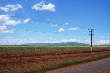 Landschaft uns Landwirtschaft auf Kuba, Karibik