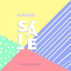 Summer Sale Square Card