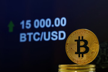 Bitcoin price goes to 15 000 USD