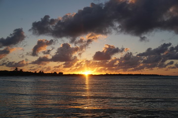 Sonnenuntergang  aufcayo Coco, Jardines Del Rey, Kuba