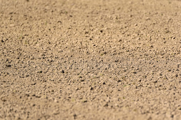 texture of plowed land