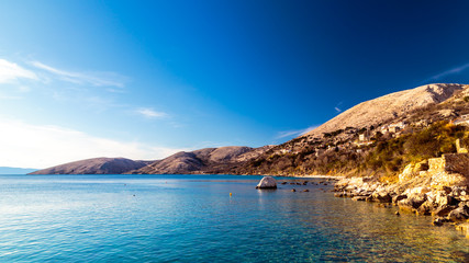 Naklejka premium Stara Baska bay in krk