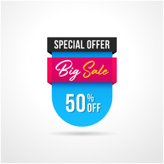 Abstract big sale background banners with overlay shadow style, clean and modern design. Vector eps 10.
