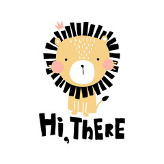 hi there lion