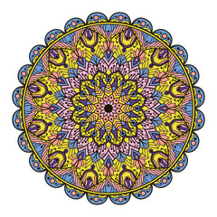Mandala. Ethnic decorative element.
