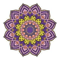 Mandala. Ethnic decorative element.