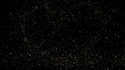 Festive effect with gold silver sequins. Draws a heart shape The lights are shining and flying away. Shiny Heart Shaped Particle Animation