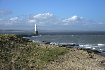 Lighthouse in Aberdeen, Scotland, United Kingdom, Europe.