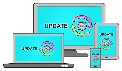 Update concept on different devices