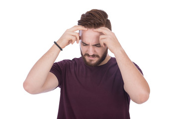 Naklejka premium Headache