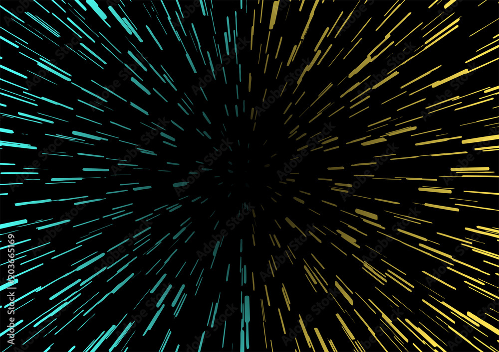 Canvas Prints moition color particles