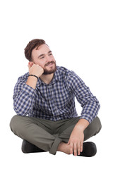 sitting crossed legs