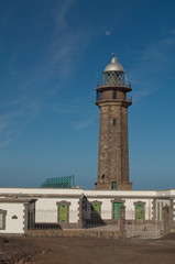 Fototapeta premium Orchilla lighthouse. Frontera Rural Park. El Pinar. El Hierro. Canary Islands. Spain.