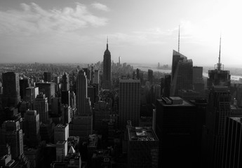 Fototapeta na wymiar New York City Black and White