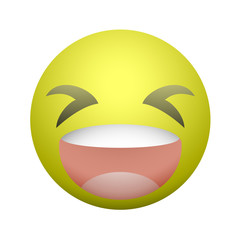 Funny emoji face