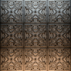 Vintage decorative pattern. 3D rendering.