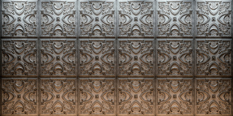 Vintage decorative pattern. 3D rendering.