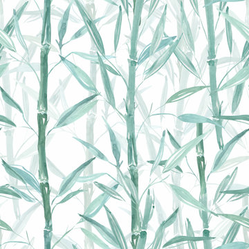 Seamless abstract pattern of African design. Bright background with a watercolor effect.