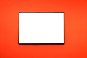 blank frame in gallery