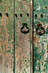Rusty door knockers 