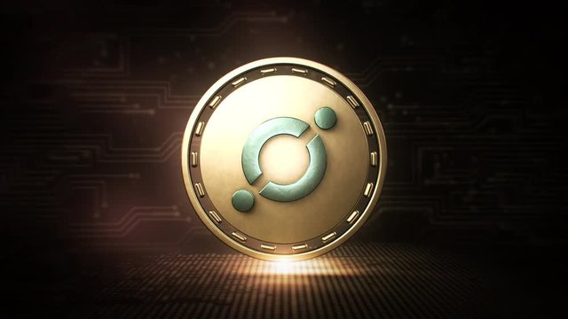 Icon - ICX - 3D Cryptocurrency Coin Loop