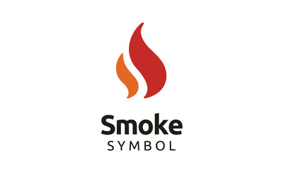 Initial SS Smoke Fire Flame Torch Burn logo design inspiration