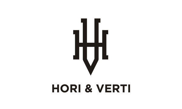 Initials Monogram VH HV logo design inspiration