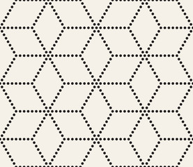 Vector seamless pattern. Modern stylish abstract texture. Repeating geometric tiles