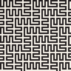 Vector seamless pattern. Modern stylish abstract texture. Repeating geometric tiles..