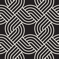 Vector seamless pattern. Modern stylish abstract texture. Repeating geometric tiles..