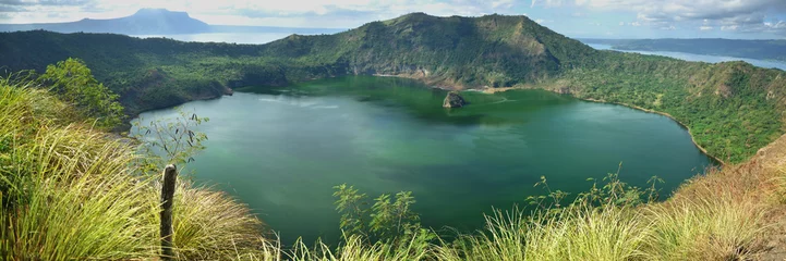 Tuinposter Panorama View - Taal Volcano Luzon Island - Philippines © Firas Nashed