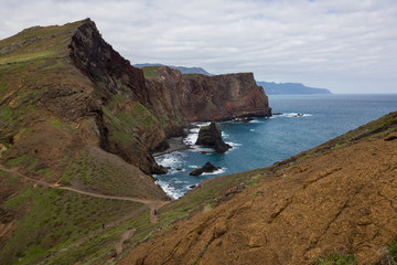 Ponta de Sao Lourenco in Canical on the Madeira island, Portugal