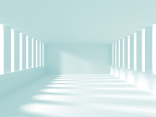 Obraz premium Futuristic White Architecture Design Background