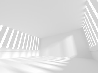 Abstract Modern White Architecture Background