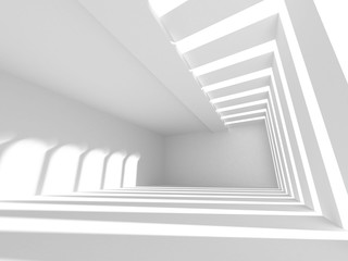 Obraz premium Abstract Modern White Architecture Background