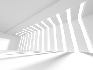 Abstract Modern White Architecture Background