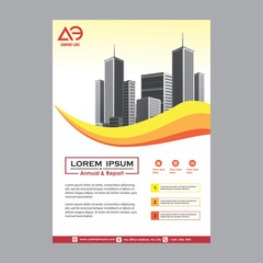 cover, layout, brochure, magazine, catalog, flyer for company or report
