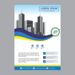 cover, layout, brochure, magazine, catalog, flyer for company or report