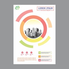 cover, layout, brochure, magazine, catalog, flyer for company or report