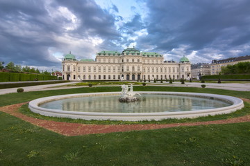 Fototapeta na wymiar Upper Belvedere palace, Vienna, Austria