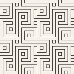 Vector seamless pattern. Modern stylish abstract texture. Repeating geometric tiles