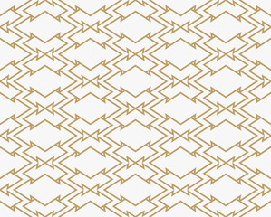 geometric line ornament seamless pattern, modern minimalist styl