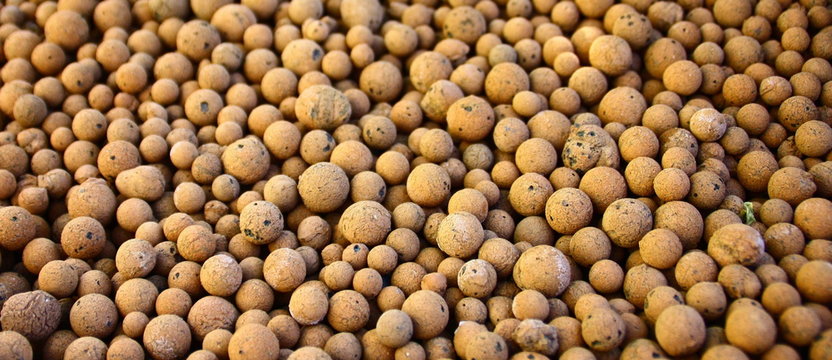 fond de billes d'argile