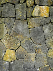 Wall, texture of stone wall