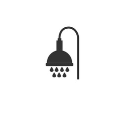 Shower icon. Vector illustration, flat, design.