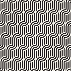Fototapeta premium Vector seamless pattern. Modern stylish abstract texture. Repeating geometric tiles..