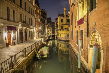 Venice by night.