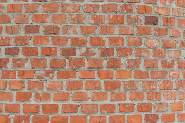 old red brick wall texture background